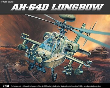 Model plastikowy AH-64D Longbow Academy 12268 skala 1/48