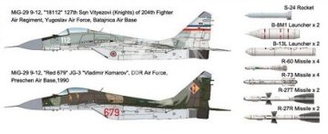 MiG-29 Fulcrum-A 9-12 Late Type Great Wall Hobby L7212 skala 1/72