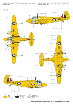 Airspeed Oxford Mk. I/II Commonwealth Service Special Hobby SH48104 skala 1/48