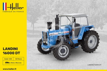 PROMOCJA  NA ZAMÓWIENIE - Traktor Landini 16000DT - Heller 81403 skala 1/24