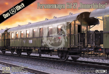 NA ZAMÓWIENIE - Wagon kolejowy Personenwagen Cid-27 Donnerbüchse - Das Werk DW35033 skala 1/35