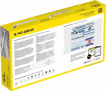 Starter Kit B-747-200 AF Heller 56459 skala 1/125