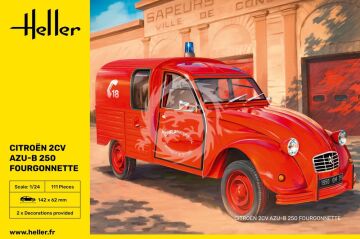 PRZEDSPRZEDAZ -  Citroen 2CV AZU-B 250 Fourgonnette - Heller 82701 skala 1/24