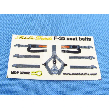 F-35. Seat belts Metallic Details MDP32002 skala 1/32