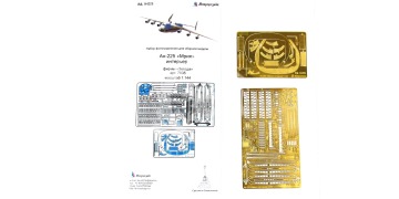 Blaszka fototrawiona do Antonov-225 Mriya (wnętrze) Microdesign MD 144223 skala 1/144