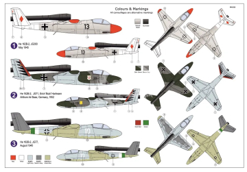 Heinkel He 162B-2 'Volksjager 46'  AZ-Model 7852 skala 1/72