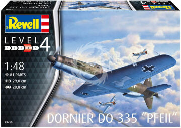 Do335 Pfeil Revell 03795 skala 1/48