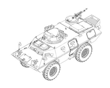 PRZEDSPRZEDAŻ - M706 Commando Armored Car Product Improved Trumpeter 07440 skala 1/72