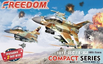 IAF F-16C / F-16I Sufa/Storm Compact Series Freedom Model Kits 162711 skala 1:Egg