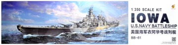 PRZEDSPRZEDAŻ - U.S. Navy Battleship BB-61 Iowa Very Fire VF350910 skala 1/350 