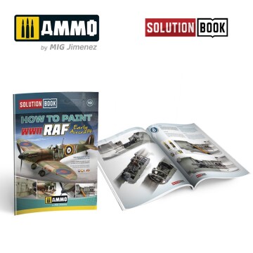 Solution Book. WWII RAF EARLY AIRCRAFT AMMO by MIG Jimenez AMIG6522