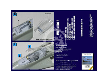 MiG-29 (9-12) Fulcrum A Cockpit Set for Academy, Academy Minicraft, Eduard, Kora Models, Wolfpack Wolfpack WP48109 skala 1/48