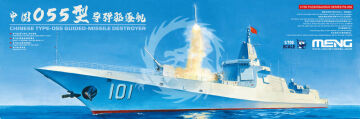 PRZEDSPRZEDAŻ - Chinese Type-055 Guided-Missile Destroyer MENG-Model PS-009 skala 1/700 