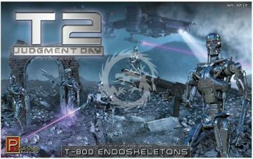 Terminator T2 Judgement Day T-800 Endoskeletons Figury + diorama Pegasus 9017 skala 1/32