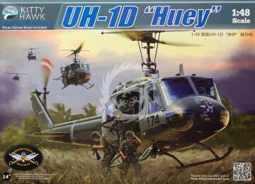 PRZEDSPRZEDAŻ - UH-1D Huey Kitty Hawk KH80154 skala 1/48