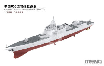 PRZEDSPRZEDAŻ - Chinese Type-055 Guided-Missile Destroyer MENG-Model PS-009 skala 1/700 