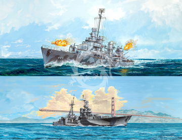 Pacific Warriors (USS Fletcher & USS Indianapolis) Revell 05644 skala 1/700