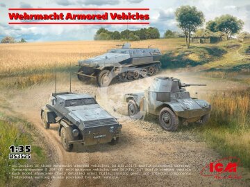 NA ZAMÓWIENIE -  Wehrmacht Armored Vehicles ICM DS3525 skala 1/35