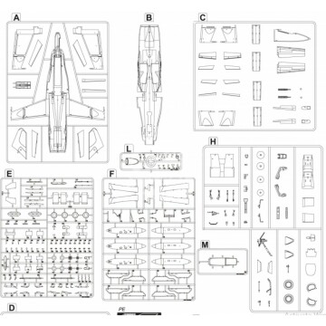 Model plastikowy F/A-18D ATARS Kinetic K48033 skala 1/48