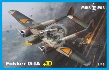 Fokker G-1A + 3D Engines Mikromir MM48-016+ skala 1/48