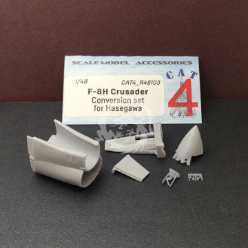 NA ZAMÓWIENIE - F-8H Crusader  Conversion set  for Hasegawa Cat4 R48103 skala 1/48