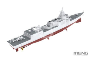 PRZEDSPRZEDAŻ - Chinese Type-055 Guided-Missile Destroyer MENG-Model PS-009 skala 1/700 