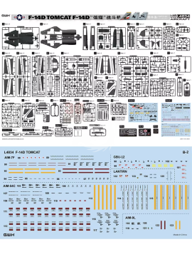 PROMOCJA - NA ZAMÓWIENIE - F-14D Tomcat Great Wall Hobby L4834 skala 1/48