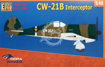 Wersja limitowana Curtiss-Wright CW-21B Limited Edition for Euro Scale Modelling 2021 Dora Wings DW48000 skala 1/48