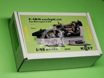 Zestaw dodatków F-4 B/N Phantom cockpit set (Hasegawa kit) KIRREY KR011 1/48