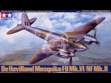  De Havilland Mosquito FB Mk.VI/NF Mk.II Tamiya 61062F skala 1/48