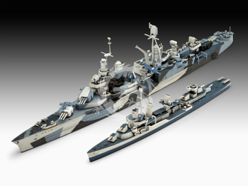 Pacific Warriors (USS Fletcher & USS Indianapolis) Revell 05644 skala 1/700