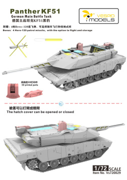 PRZEDSPRZEDAŻ - German Main Battle Tank Panther KF51  Vespid Models VS720029 skala 1/72