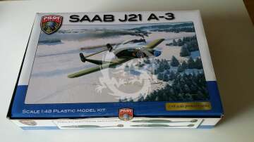 Model plastikowy SAAB J21 A-3 Pilot Replicas 48A001 skala 1/48