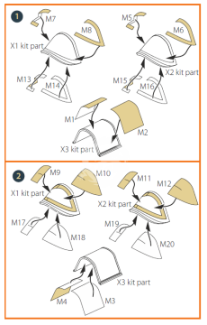 PRZEDSPRZEDAŻ - Culver PQ-14 double-sided painting mask on 