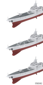 PRZEDSPRZEDAŻ - Chinese Type-055 Guided-Missile Destroyer MENG-Model PS-009 skala 1/700 