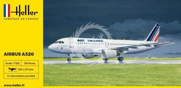 PROMOCJA - NA ZAMÓWIENIE - A-320 Air France - HELLER 56448 - STARTER KIT skala 1/125