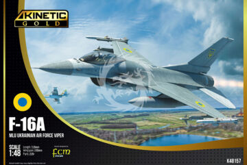 NA ZAMÓWIENIE - F-16A Ukraine AF (with PIDS) - KINETIC K48157 skala 1/48 