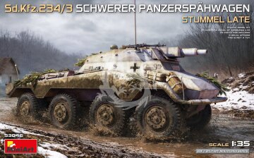 PRZEDSPRZEDAZ - Sd.Kfz.234/3 Schwerer Panzerspähwagen Stummel Late - MiniArt 53046 skala 1/35