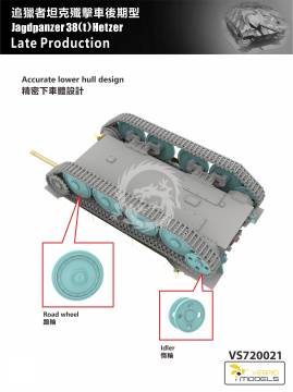 Jagdpanzer 38(t) Hetzer Late Production Vespid Models VS720021 skala 1/72