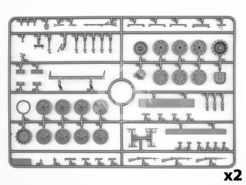 Wehrmacht Armored Vehicles ICM DS3525 skala 1/35