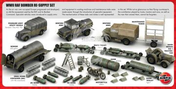 WWII Bomber Re-Supply Set - Airfix A05330 skala 1/72