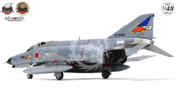 F-4EJ KAI Phantom II Zoukei-Mura SWS48-12 skala 1:48  Nowy model do samodzielnego posklejania i pomalowania, nie zawiera kleju ani farb.