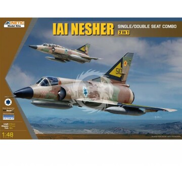  IAI Nesher (single or twin seat) Kinetic K48056 skala 1/48