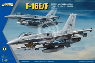 F-16E/F Desert Vipers Block 60 [2 in 1] Kinetic K48136 skala 1/48