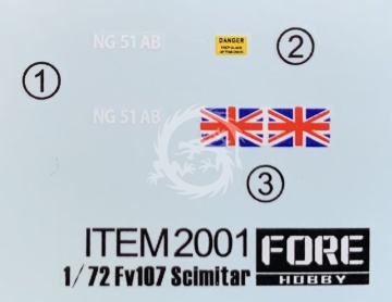 PREORDER - Scimitar MK2 CVR(T) Foreart FOR2001 skala 1/72