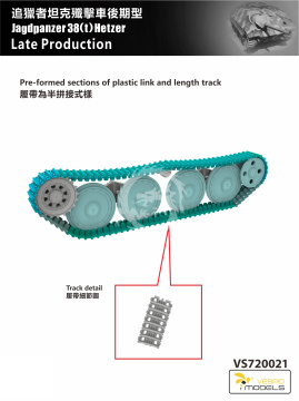 Jagdpanzer 38(t) Hetzer Late Production Vespid Models VS720021 skala 1/72