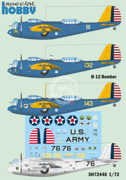 NA ZAMÓWIENIE -  B-12A Bomber ‘Yellow Wings over America’ Special Hobby SH72446 skala 1/72