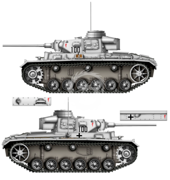 Panzer III Ausf.J 3in1 Das Werk DW16002 skala 1/16