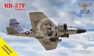 NA ZAMÓWIENIE - RB-57F Canberra weather recon.aircraft - Sova-M SVM - 14011  skala 1:144