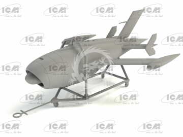 Q-2A (AQM-34B) Firebee with trailer ICM 48400 skala 1/48